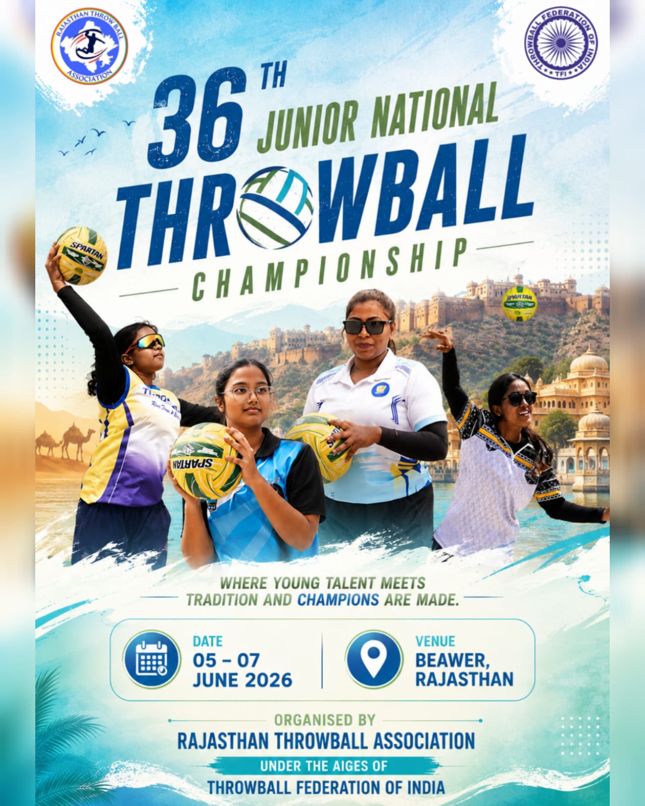 36th Junior National Throwball Championship 2026-27